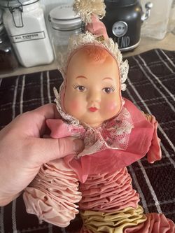 Vintage Yo-yo Doll In Pink