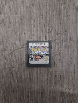 Pokémon Platinum Version for the Nintendo DS.