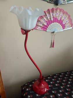 Red Flower Lamp