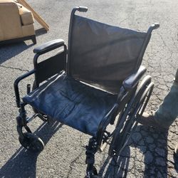 Wheelchair With Leg Rests. 