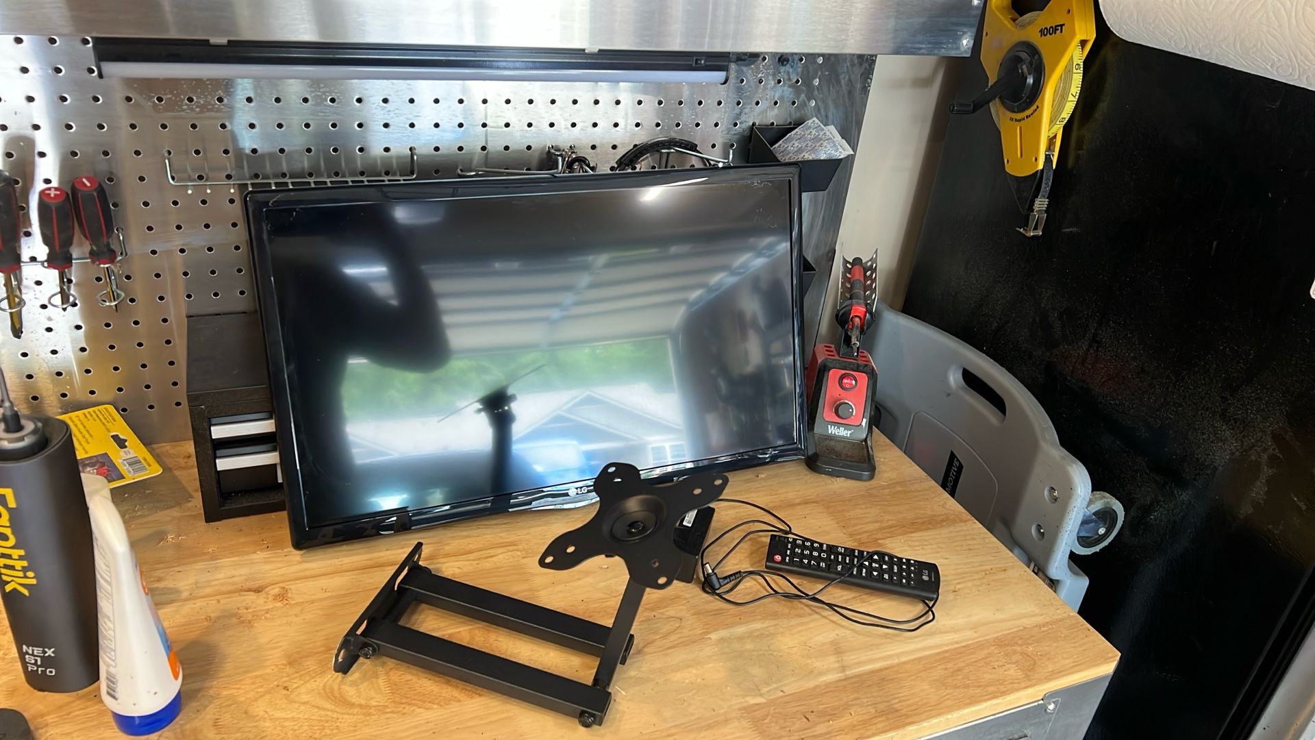LG 24” TV (24LJ4540) With Remote, Power Cord & Wall Mount