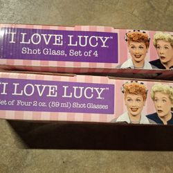 I Love Lucy Shot Glasses