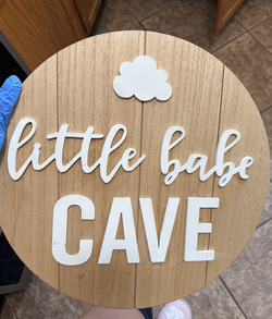 Little Babe Cave Sign