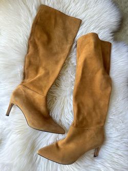 Tan leather boots 8