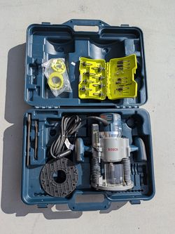 Bosch Router and Ryobi Routing Table