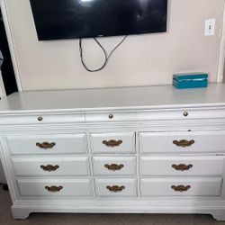 White DRESSER
