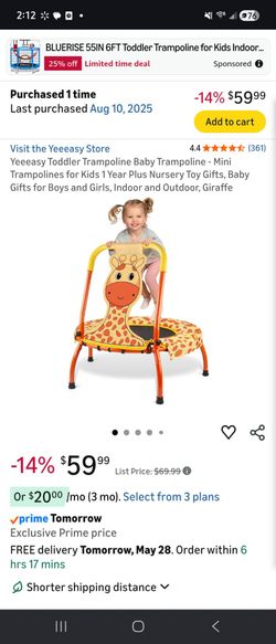 Toddler Trampoline