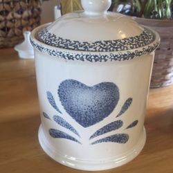 Blue Heart Canister 