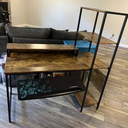 Customized small gamer/computer desk 