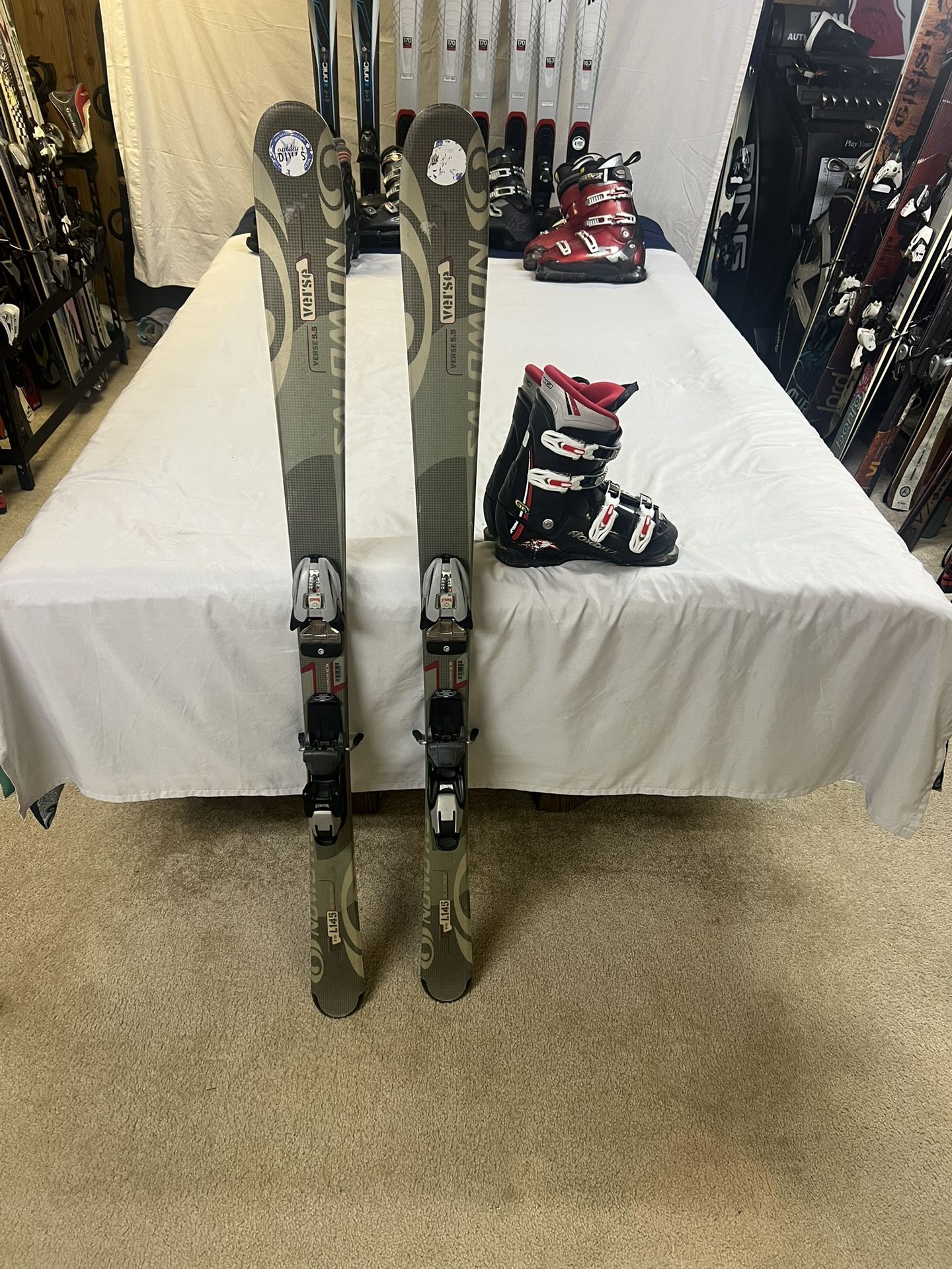 Salomon Ski Package With Boots And Bindings 
