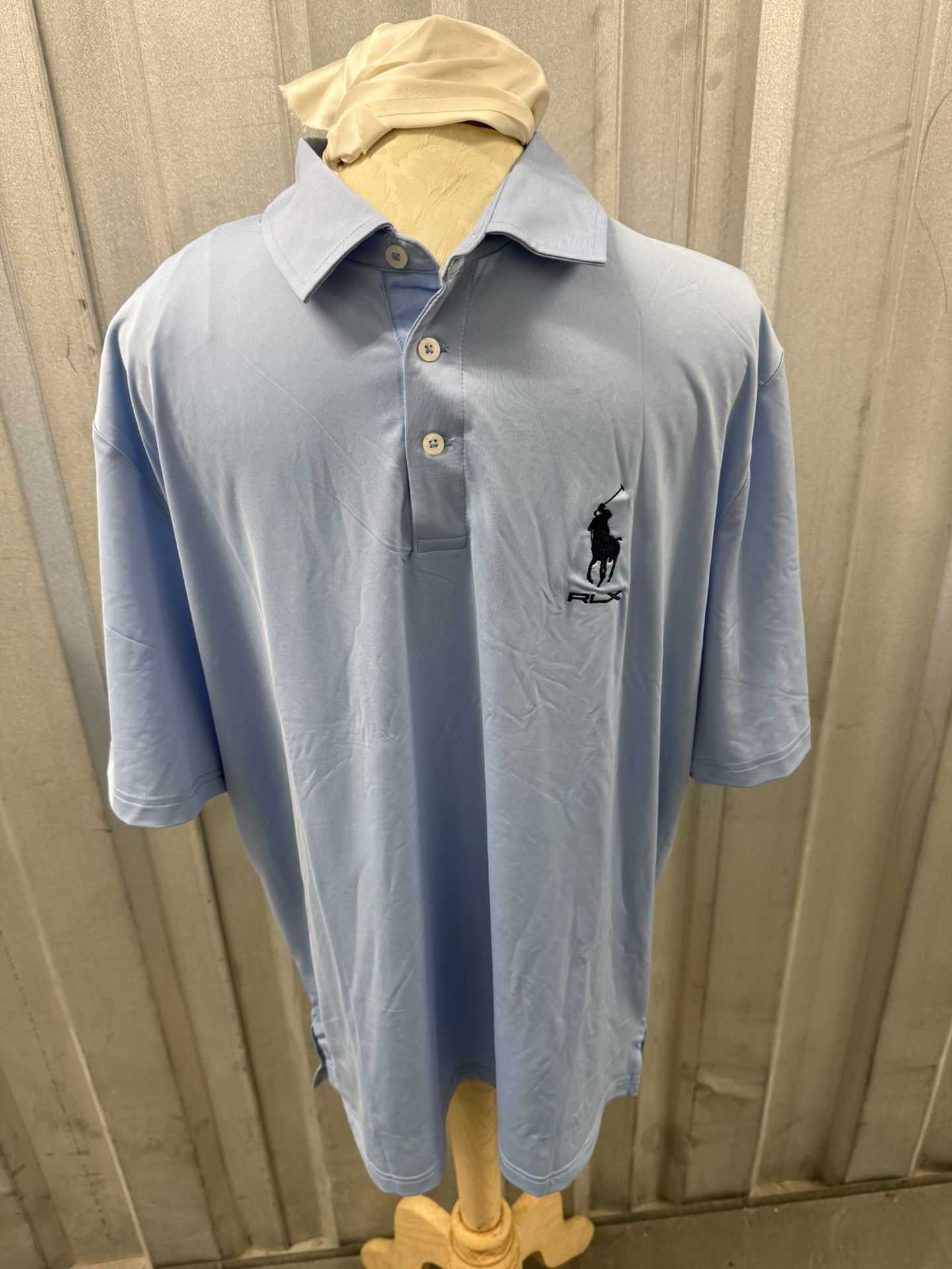 CBS Sports Polo By Ralph Lauren Men’s Blue Shirt
