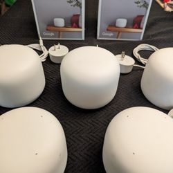 Nest WiFi Mesh Network (3 Routers and 2 Points)