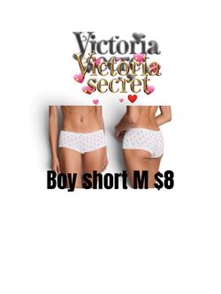 Victoria's Secret Boy Short Underwear Medium💖