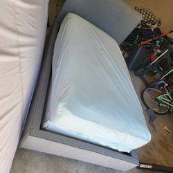 Twin Bed Frame With Mattess Set