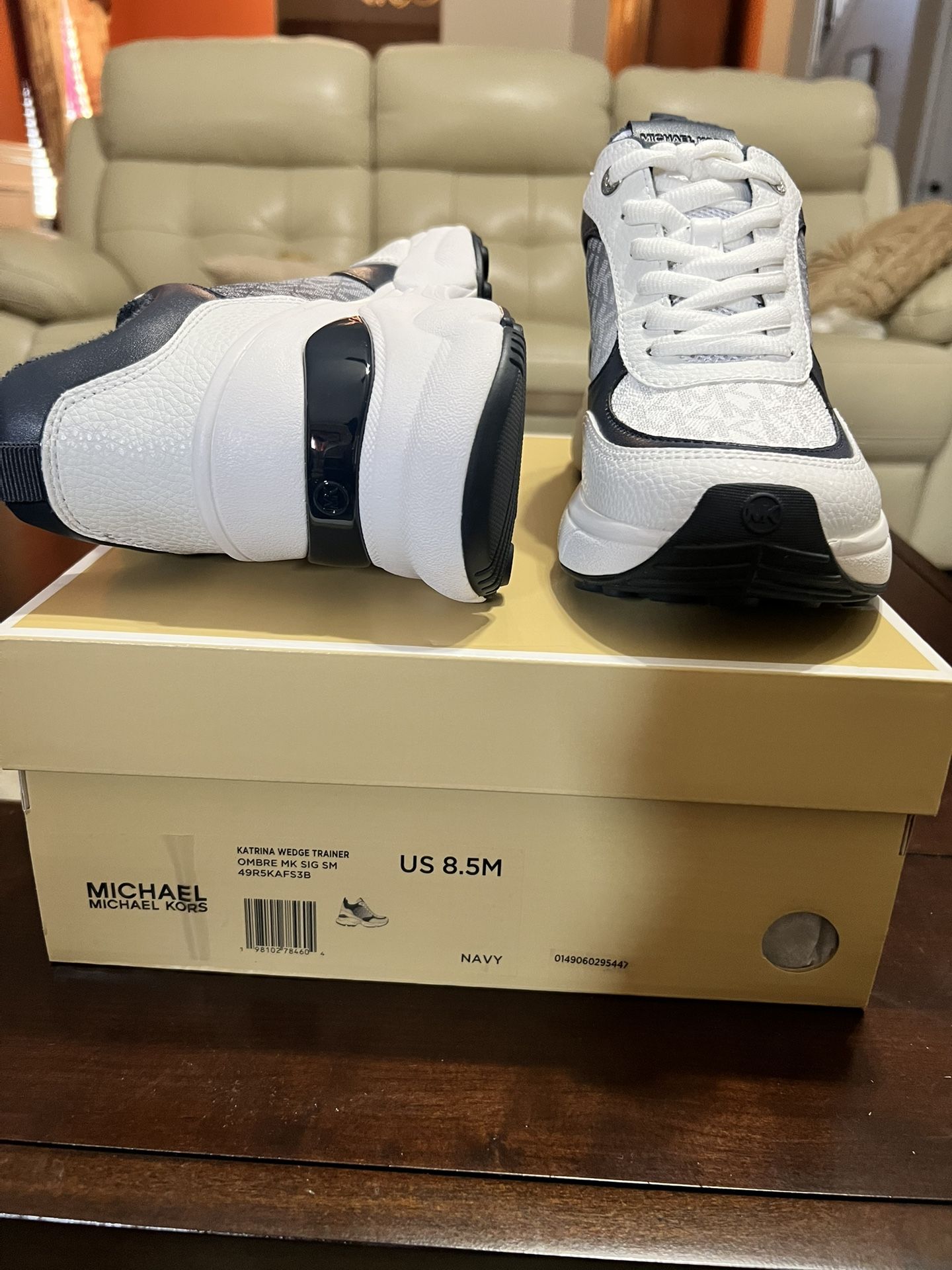 MICHAEL KORS KATRINA WEDGE TRAINERS