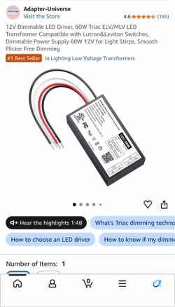 12v dimmable LED driver