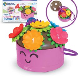 Flower number learning toy