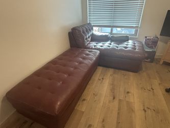 Leather Sectional Couch