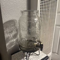 Princess House Dispensador De Bebidas De Fantasia Con Base Meridian