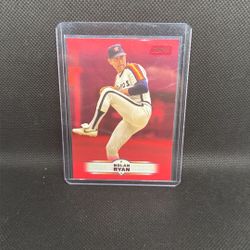 Nolan Ryan 2025 Stadium Club #79 RED FOIL PARALLEL - Houston Astros HOF