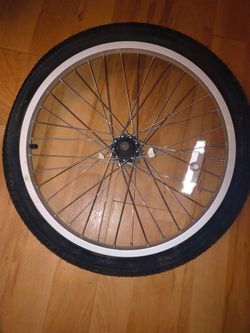 20-inch Alloy Bike Wheel With Mounted Black Innova Tire ($60)