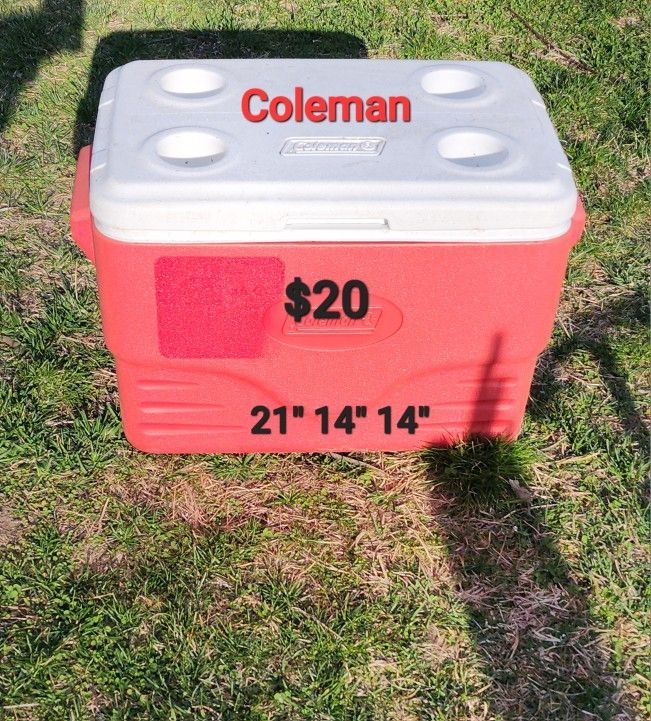 Red Coleman Cooler