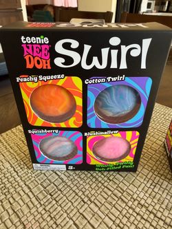 Teenie Nee Doh Swirl 4-Pack Stress Balls