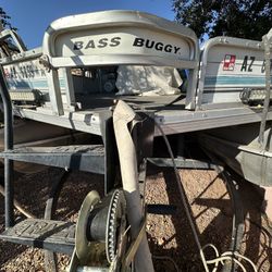 1996 tracker pontoon boat 18ft