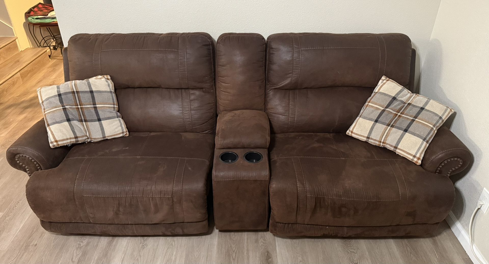 Non-Powered Reclining Couch Set