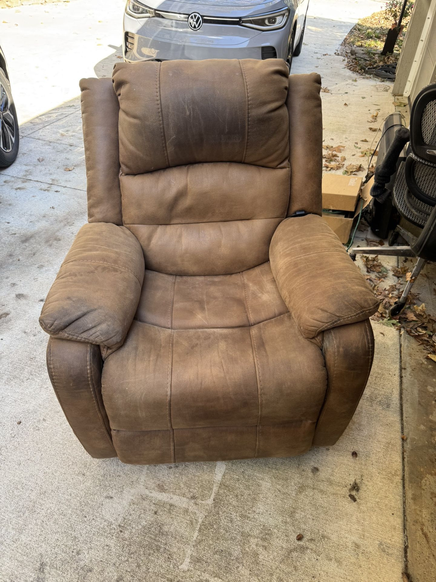 Electric Leather Recliner