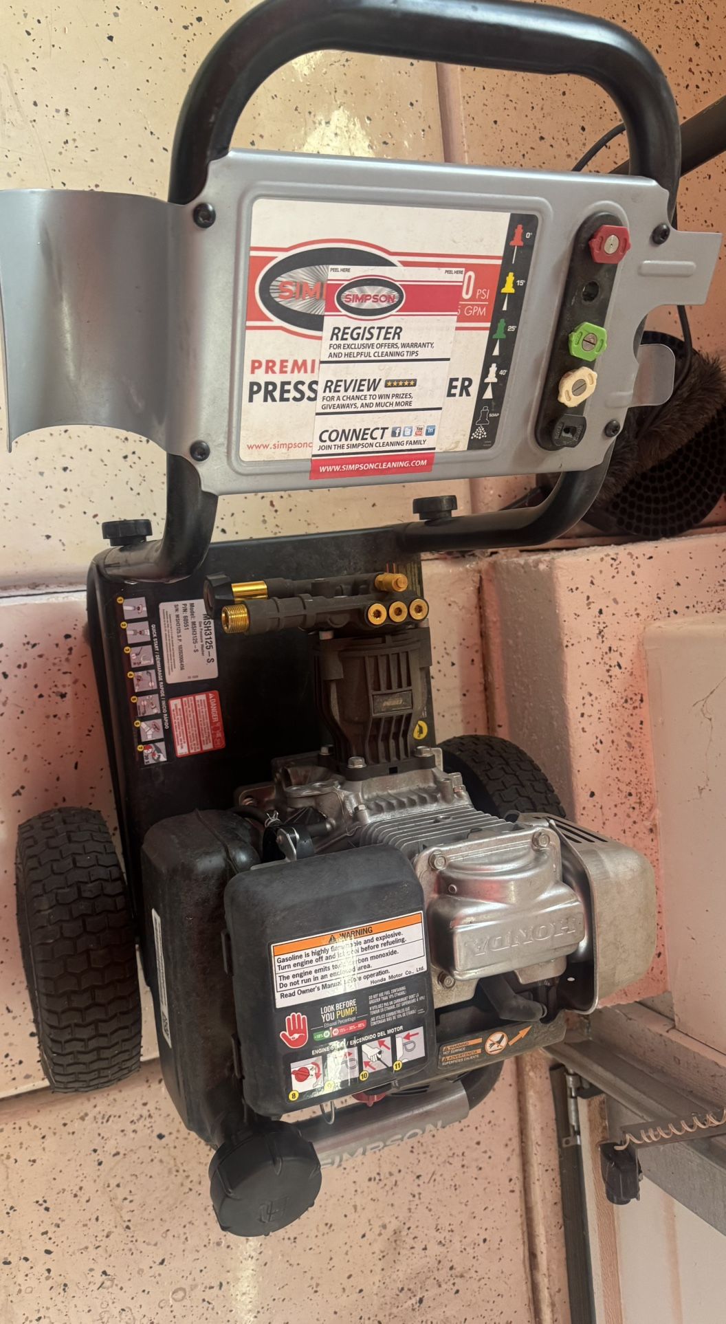 Pressure wash