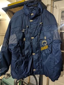 NFL chargers jacket pro line logo athletic
