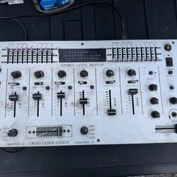 Technical Pro 2000 Watts Professional Mixer and Amplifier - DJ-X2