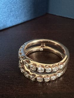 1 CT Certified Leo Enhancer/Wrap, Rose Gold