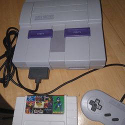 Super NINTENDO With Multi Cart Cartridge 