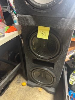 Kenwood eXcelon PXW1221 D Dual 12 inch sub box