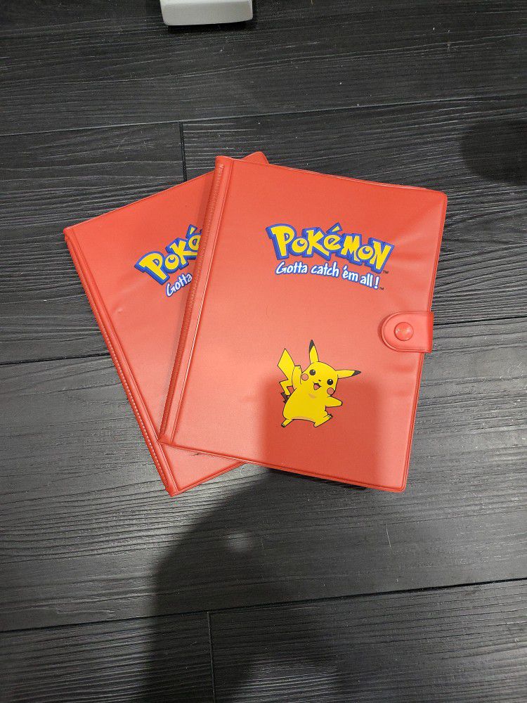 Pokemon Card Book Unused Vintage Rare Pikachu