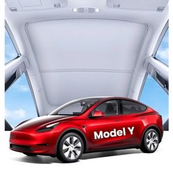 Tesla Model Y Sunshade Roof .