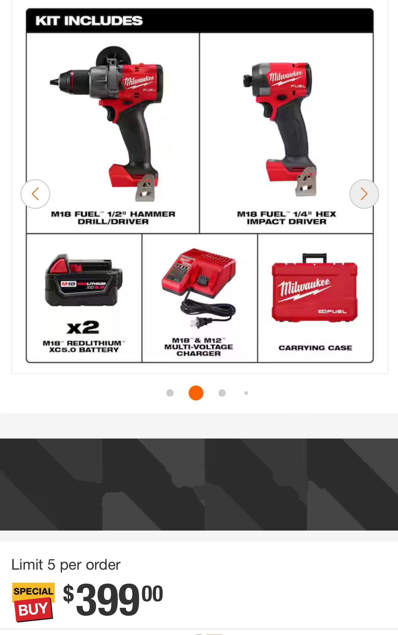 Milwaukee Drill Impact Driver