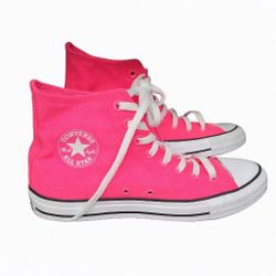 Converse Chuck Taylor All Star High Top Sneakers Hot Pink Unisex Size 7.5/9.5