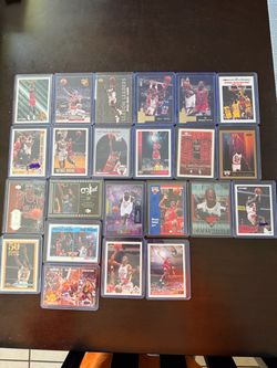 Michael Jordan  and Dennis Rodman Chicago Bulls Basketball Card