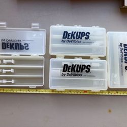 4 Storage Boxes - Approximately 7.5”x3.5”x2” With 6 Adjustable Tabs - Fishing 