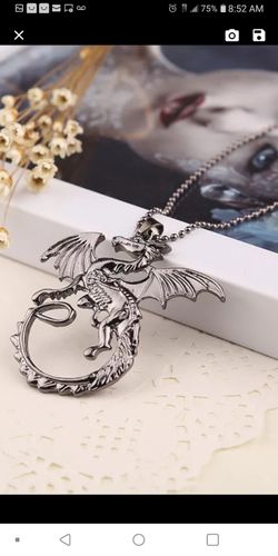 Brand new dragons pendant with 30 in Cuban Link