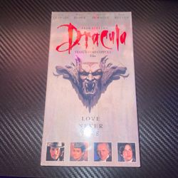 1993 Bram Stoker’s Dracula VHS Tape Anthony Hopkins, Keanu Reeves, Former Rental