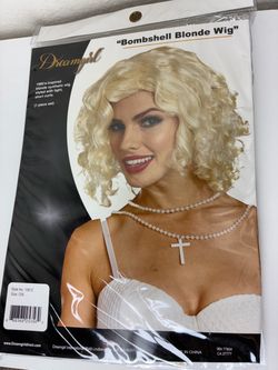 Dreamgirl 1980s Bombshell Blonde Wig