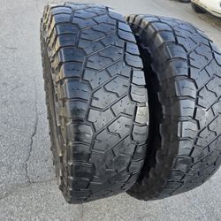 only 2 used tires Lt37x12.50r17 Toyo open Country RT trail $199.00