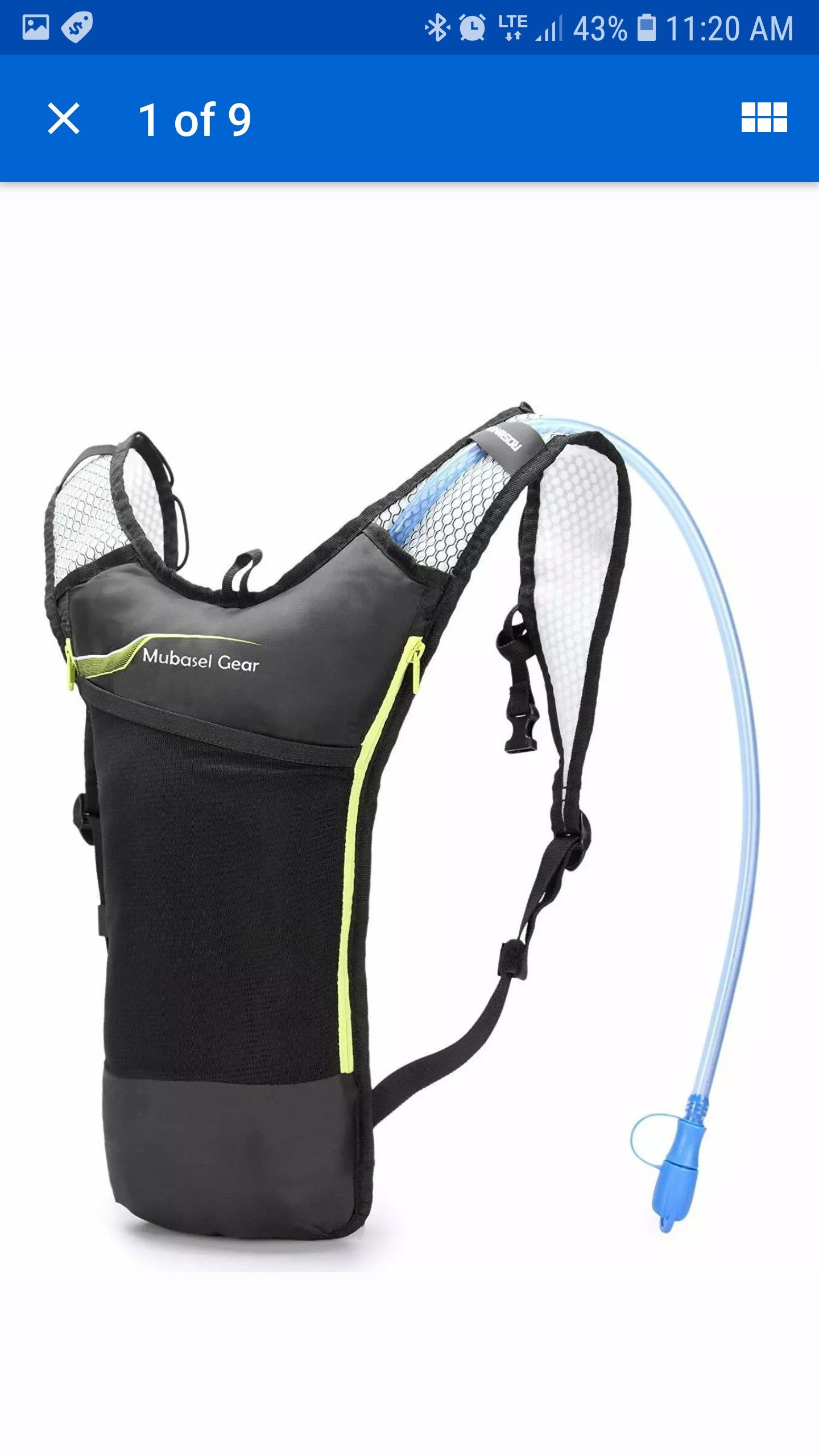 Mubasel gear Hydration Backpack Pack with 2L BPA Free Bladder