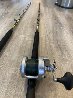 Two Shimano Speedmaster 20 II on 6' Chaos ECL30-50 rods. for Sale in Delray  Beach, FL - OfferUp
