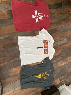 3- men’s athletic team logo T-shirts