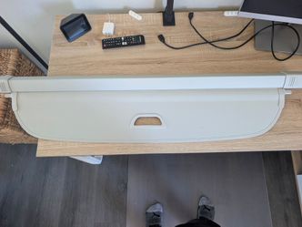Mercedes-Benz EQE SUV Retractable Cargo Cover — Genuine OEM (Beige